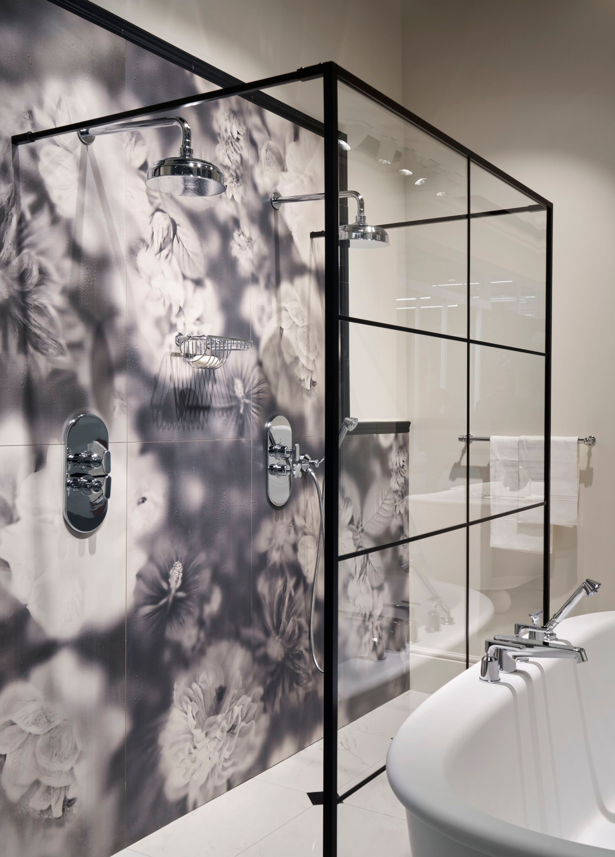 Стеклянный угловой душ Devon&Devon LOFT WALK-IN ARCH-00113998 - Вид №3