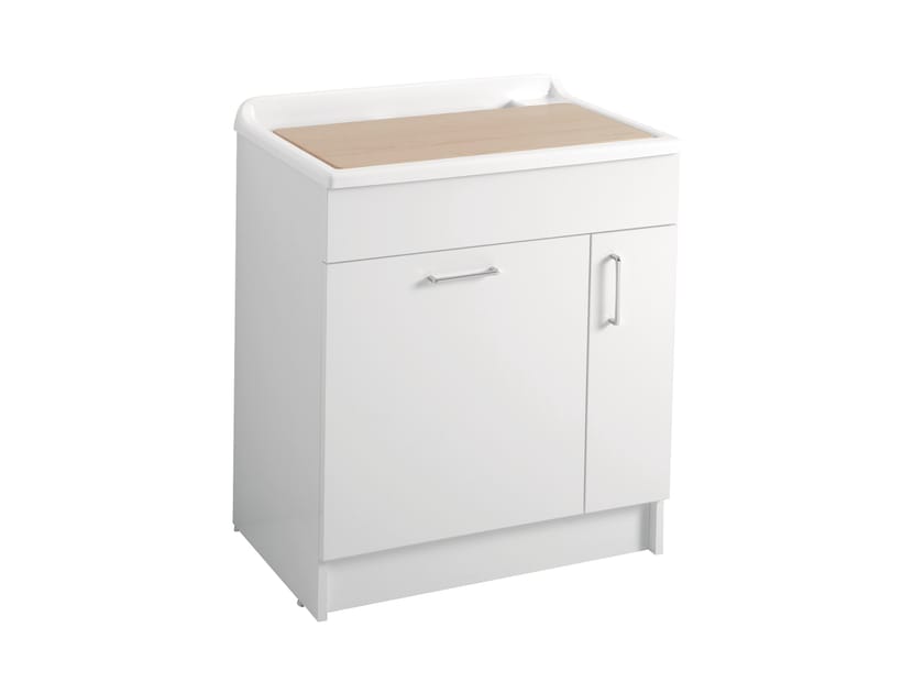 Шкаф для белья из ДСП с бельевой стойкой COLAVENE Lindo ARCH-00066108