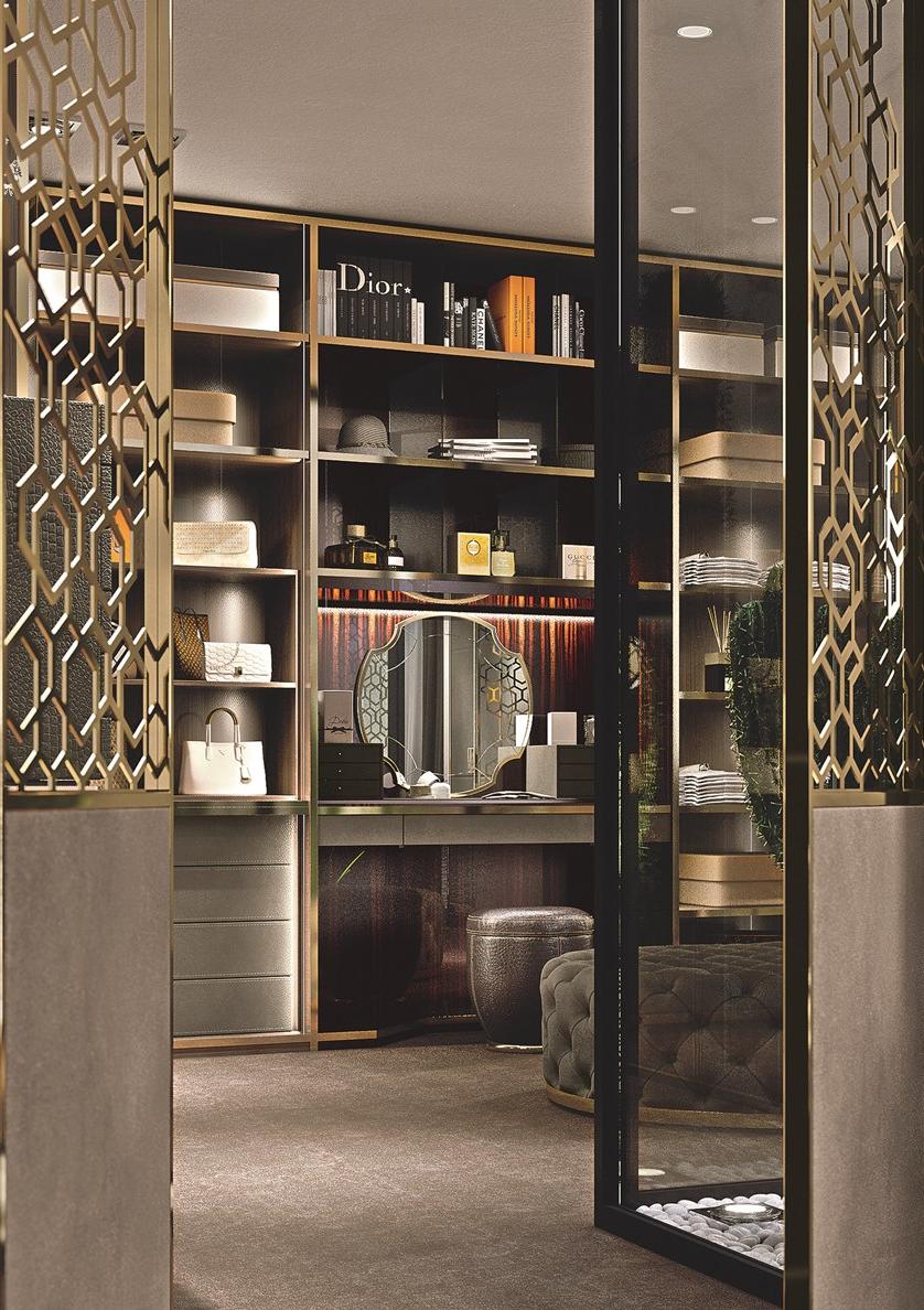 Longhi Модульная гардеробная со встроенной подсветкой Loveluxe 2019 – rhythm collection sun-id-1513640 - Вид №2