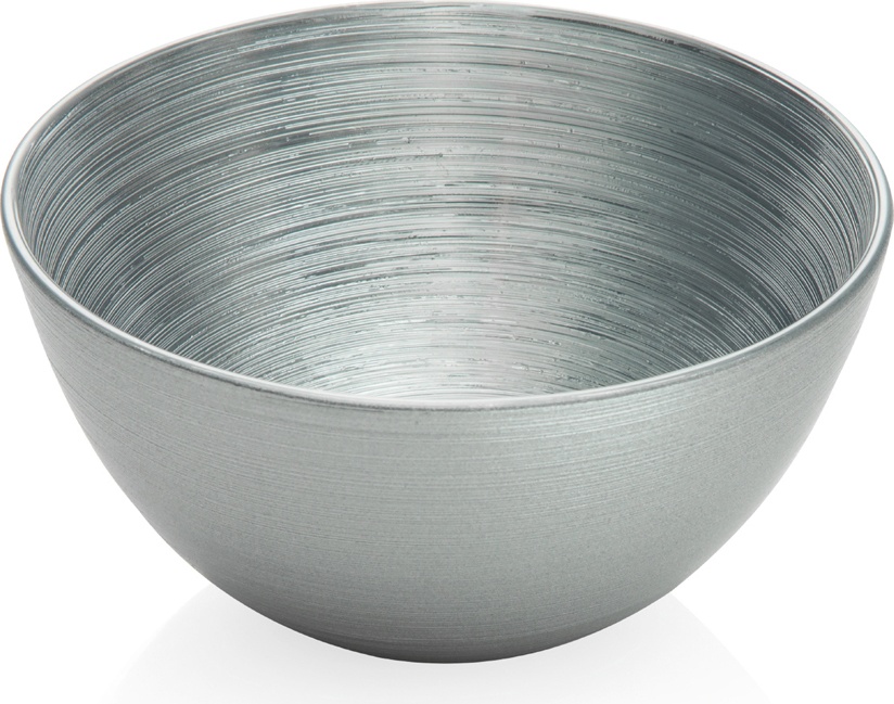 10612352 IVV Салатник IVV "Бомбей" 23,5см (серебрист.) Стекло 