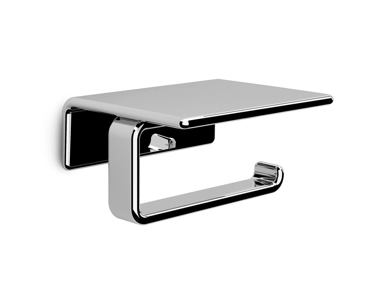 Держатель рулона из нержавеющей стали с полкой GEDY Il Giglio ARCH-00112108 - Вид №1