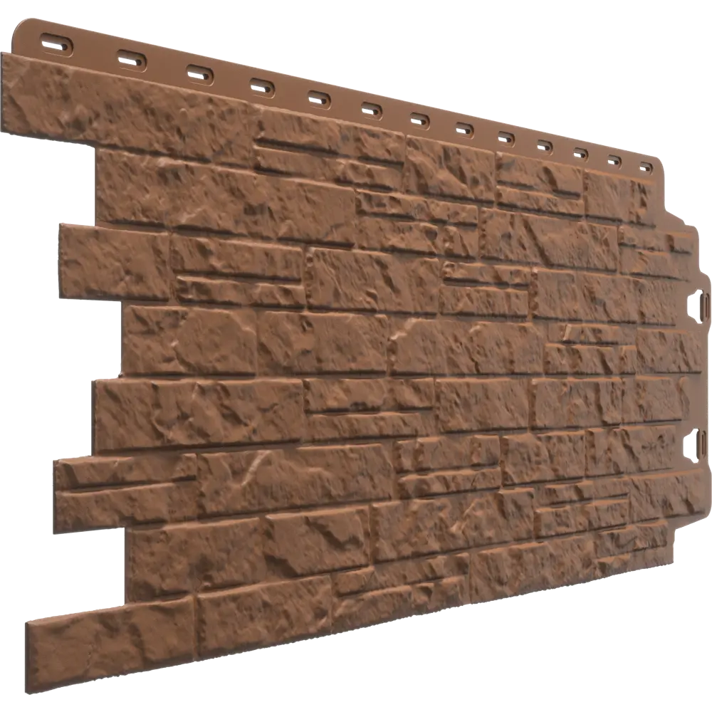 Фасадная панель Docke Dacha Песчаник слоистый цвет коричневый 0.4 м² DÖCKE Эдель STLM-2033722 - Вид №1
