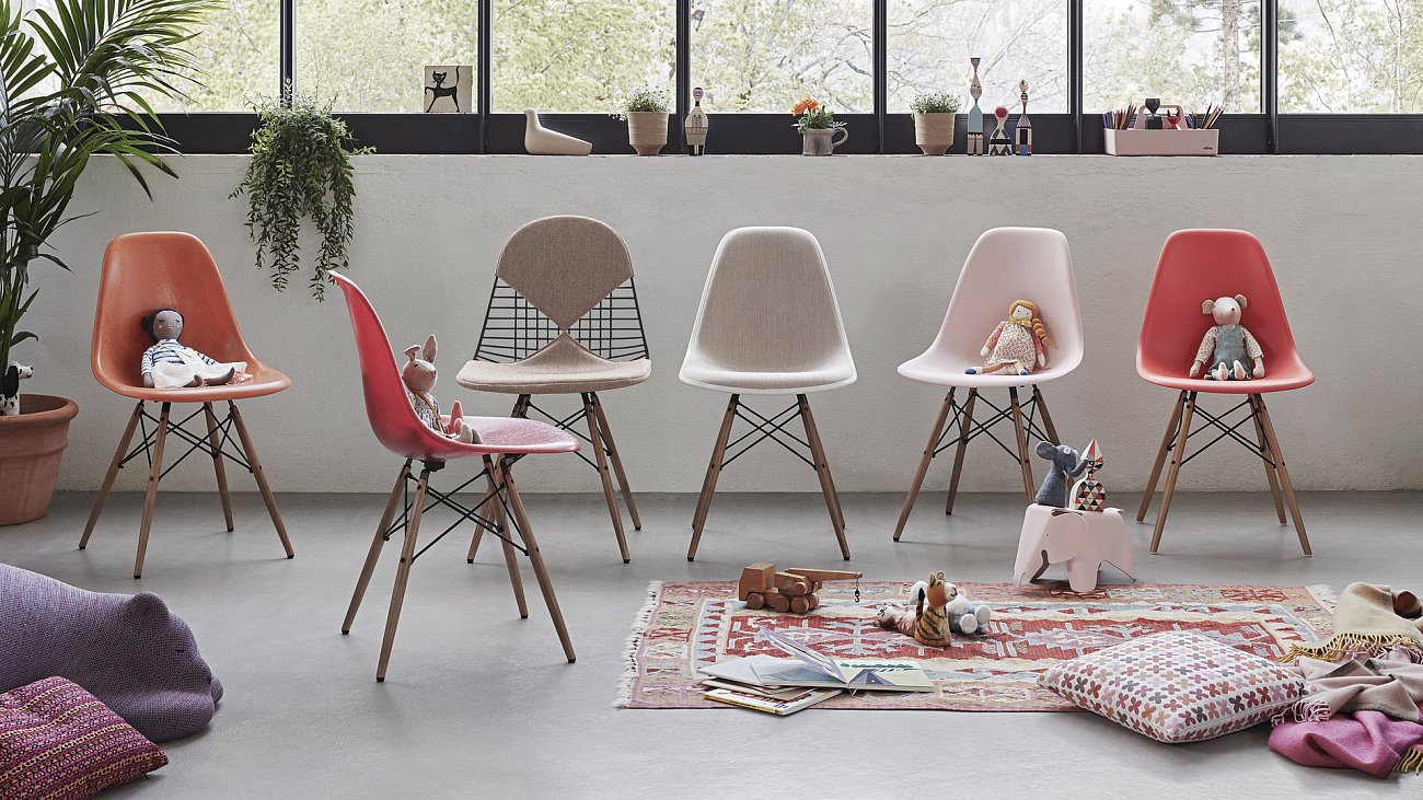 Стул Классический DSW Красный (eames style) TASHOTI ДИЗАЙНЕРСКИЕ, EAMES STYLE 010060 Красный  - Вид №5