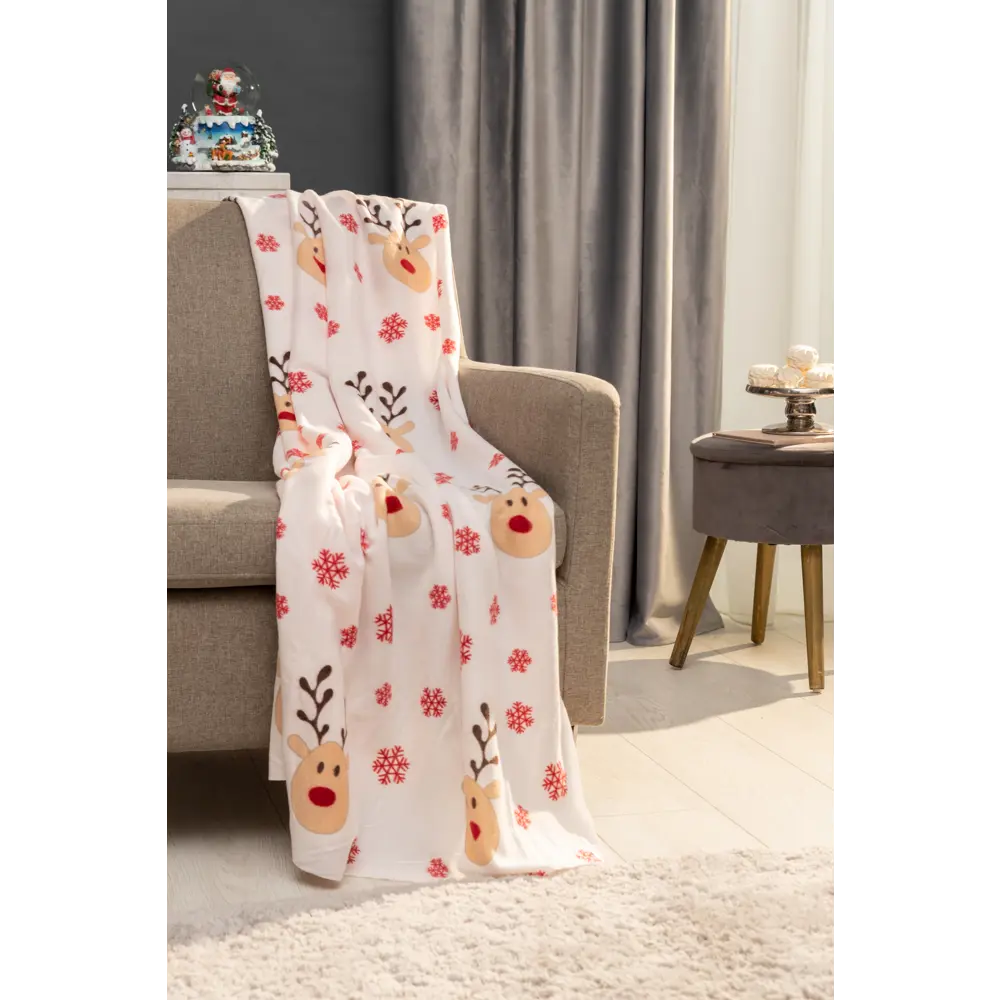 Плед Оленята 120x150 см фланель цвет мультиколор Santreyd нет STLM-2027462 - Вид №3