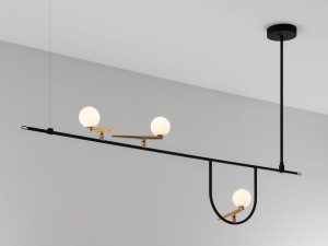 Светодиодный подвесной светильник с регулируемой яркостью из нержавеющей стали