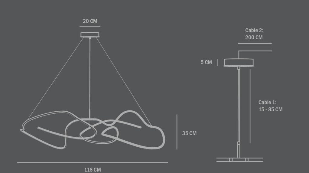 Металлическая люстра 101 Copenhagen Ghost ARCH-00020712 - Вид №3