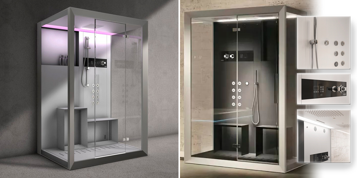 Душевая кабина угловая Frame In2 9448-272A Dx Jacuzzi 9448272ADX - Вид №1