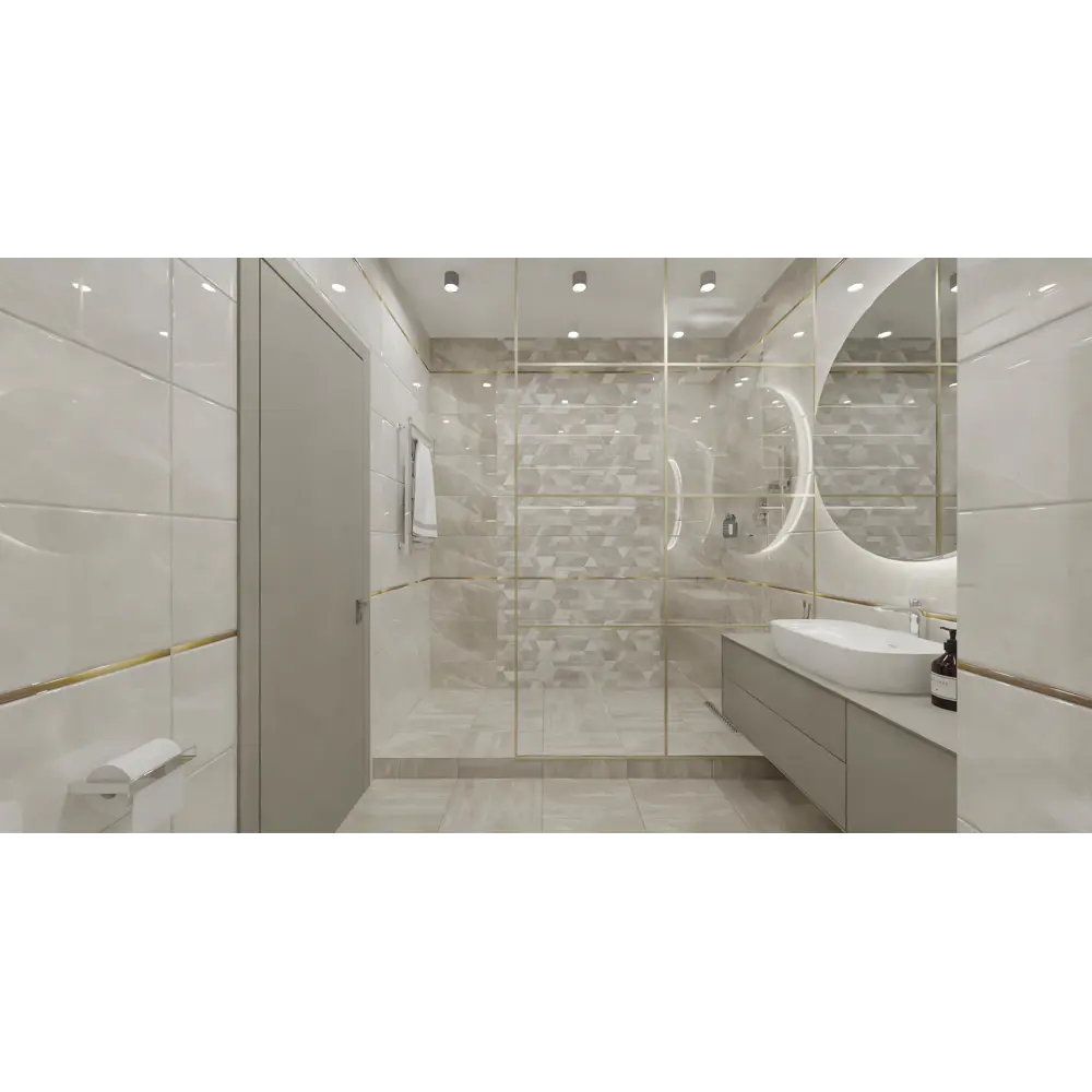 Декор настенный Tono Dec 30x60 см 1.62 м² цвет серый Santreyd STLM-2159164 - Вид №6