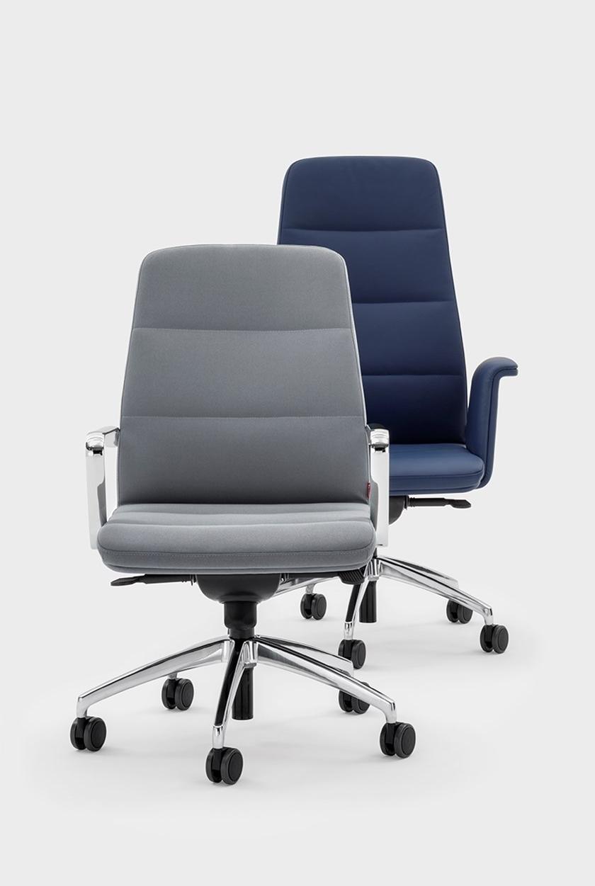 Viganò Откидывающееся кресло руководителя на козелке из ткани Star sun-id-1430787 - Вид №4