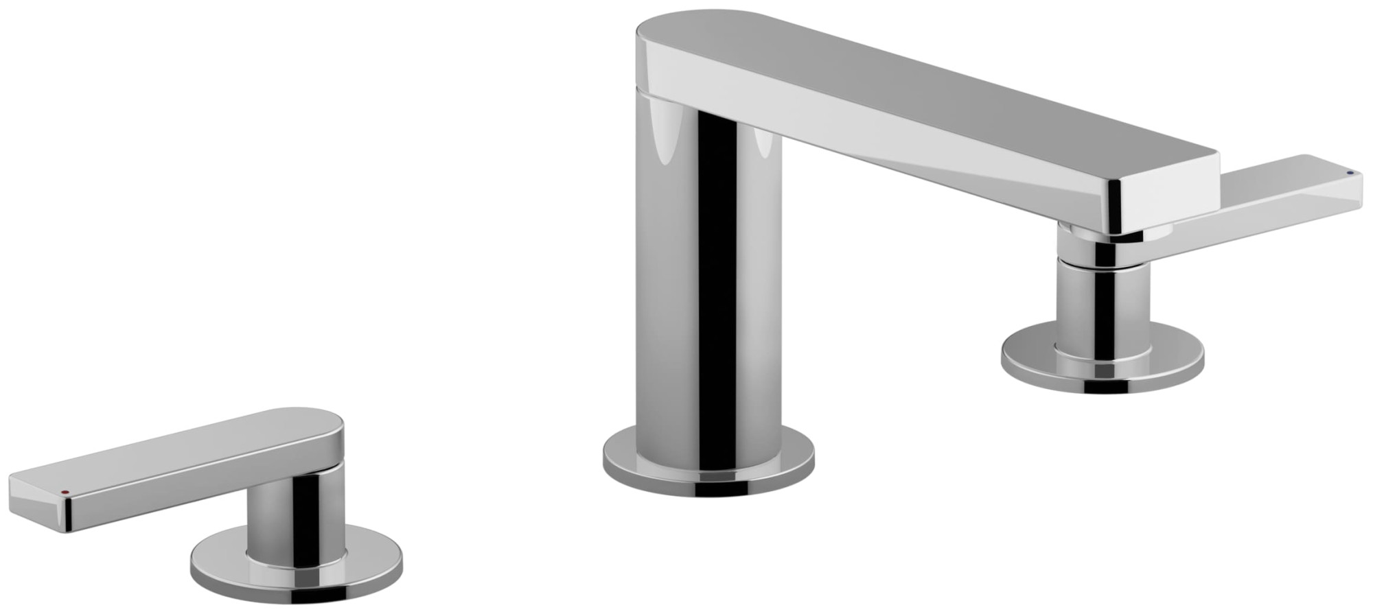 E73060-4-CP Умывальник на 3 отверстия Смеситель на 2 ручки - Ручки "рычаг" JACOB DELAFON COMPOSED