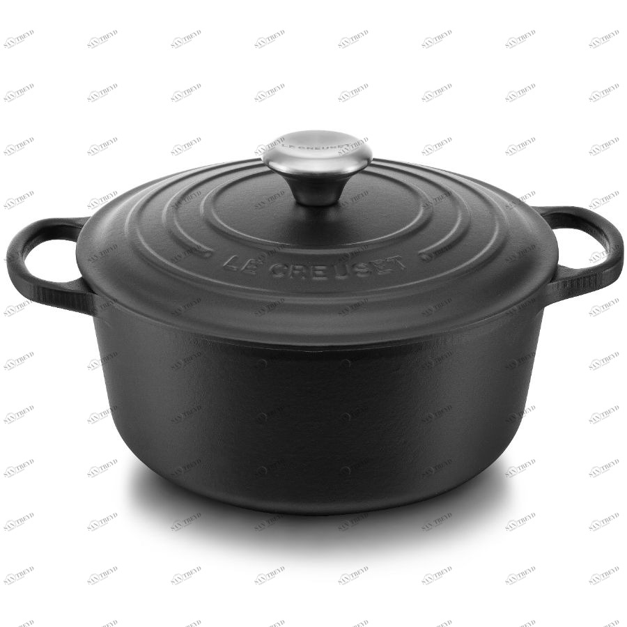 Кастрюля чугунная Le Creuset, Ø28 см, черная 21177280000430