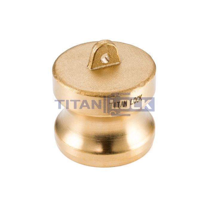 Камлок латунный тип DР, заглушка для розетки 1/2", TL50DPBR TITAN LOCK  - Вид №2