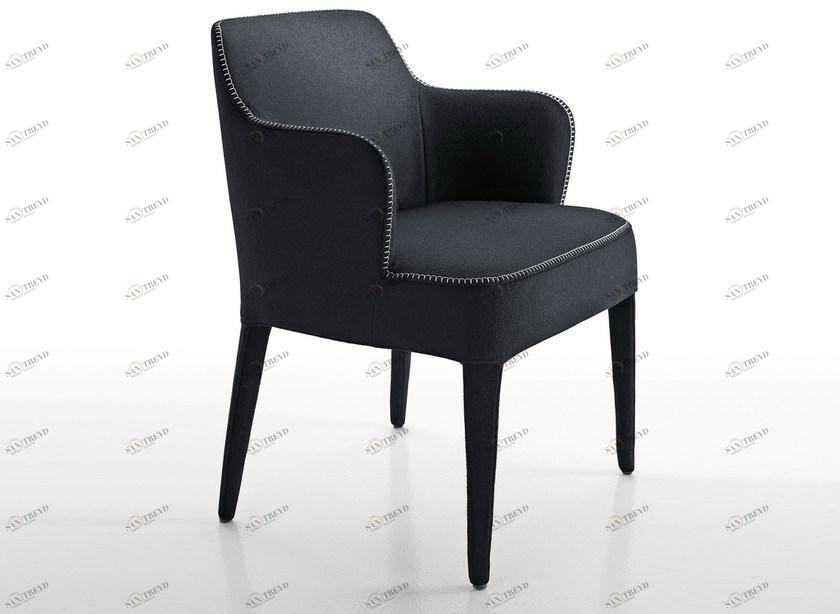 Maxalto Стул с обивкой и подлокотниками Febo sun-id-1477192