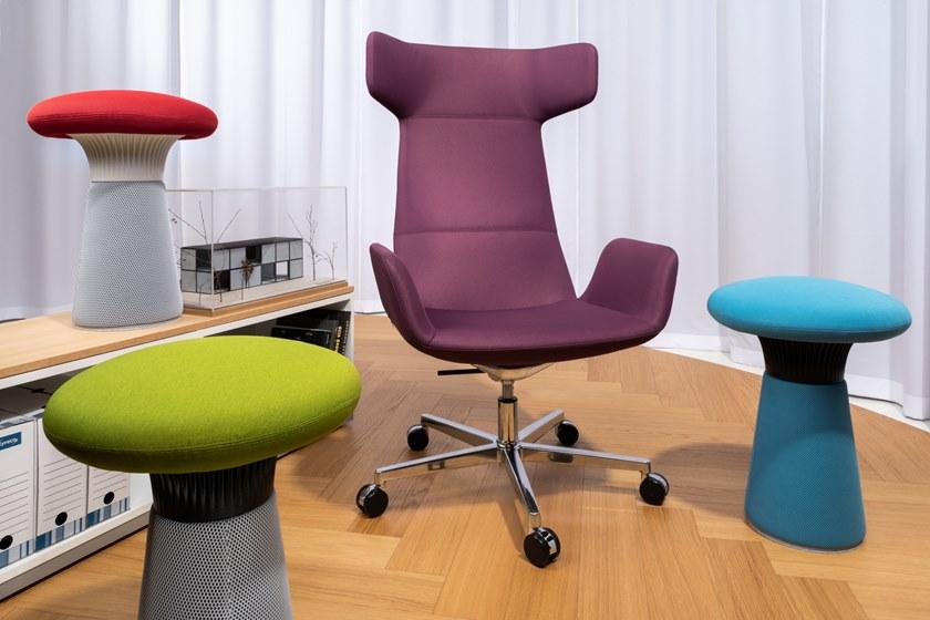 LD Seating Низкий табурет из ткани Funghi Funghi-n1 40/50 - Вид №5
