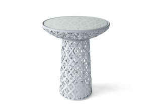 Круглый обеденный стол из смолы