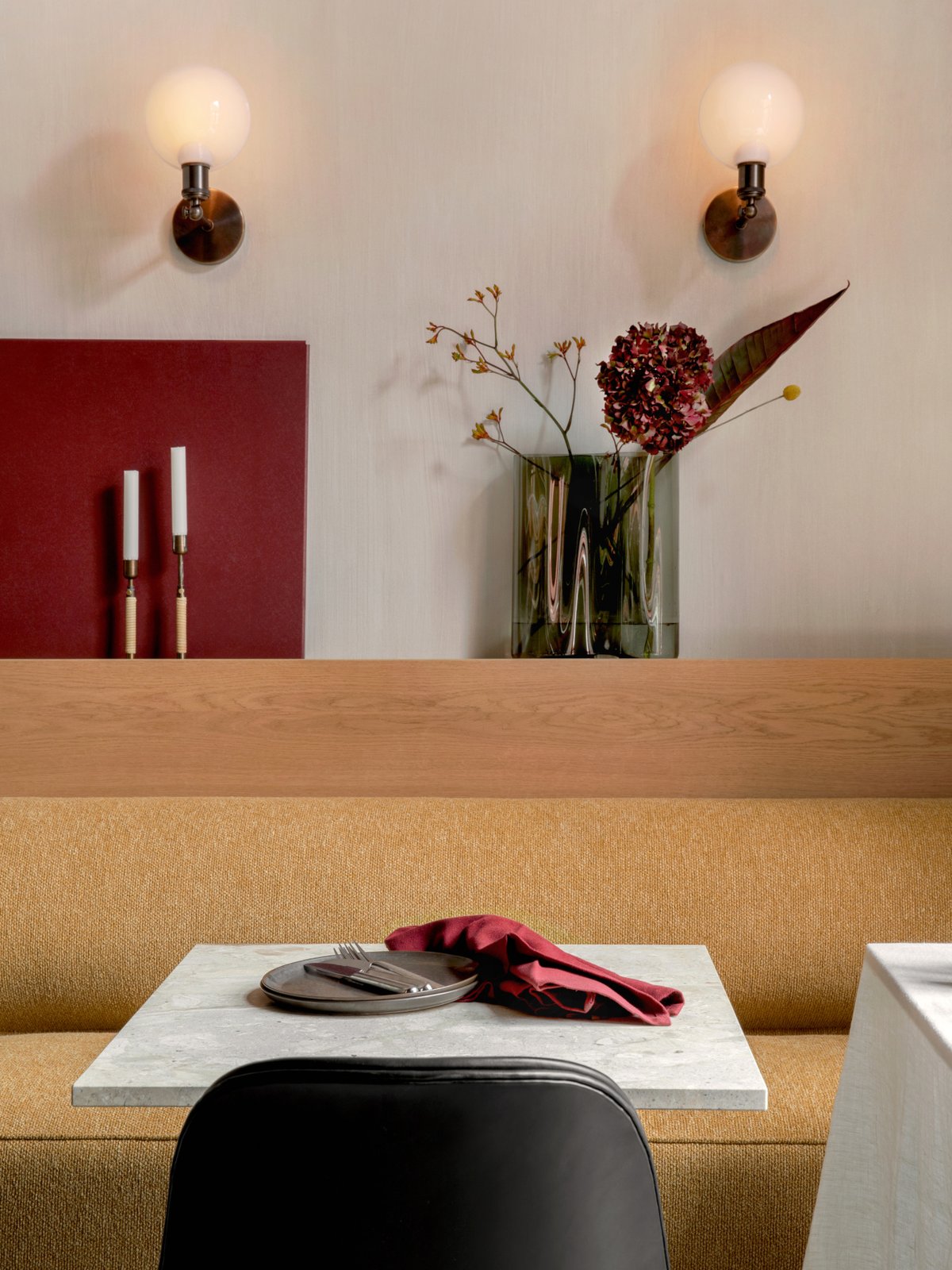 9330149 MENU Стол-колонна Harbour, 60x70, со звездообразным основанием Прилавок  - Вид №13