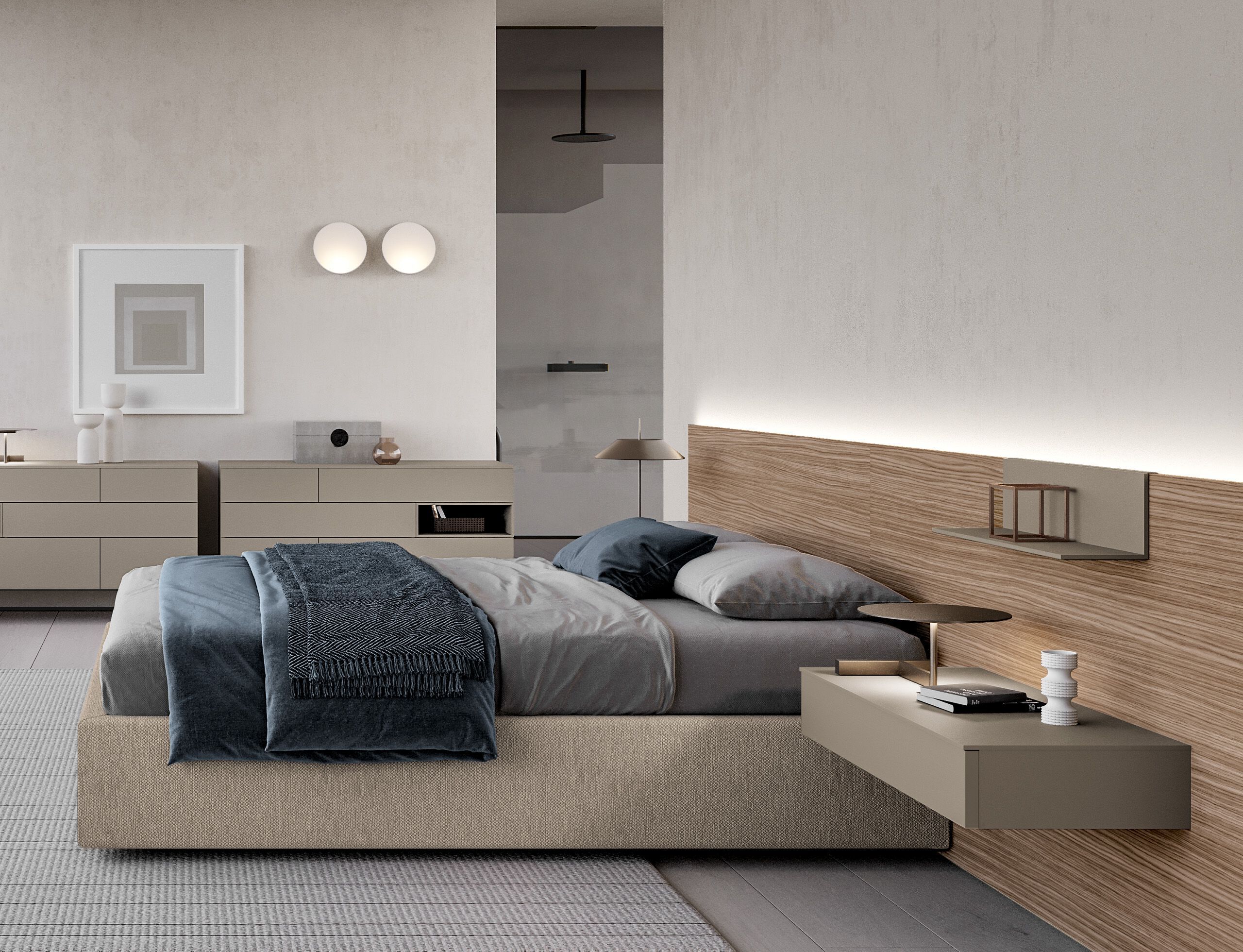 Подвесная тумбочка из меламиновой ткани с ящиками Adok Fly ARCH-00060712 - Вид №7