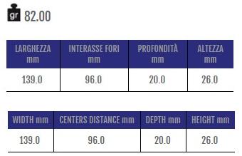 Cosma Ручка для мебели из замака в современном стиле  12761  - Вид №1