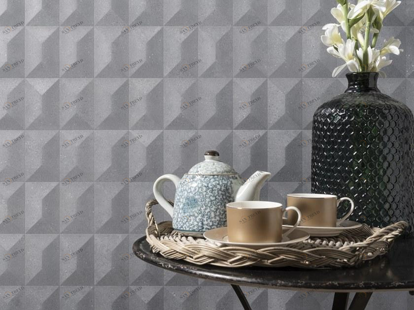 Venis Плитка с трехмерной поверхностью под бетон Vela sun-id-1474082