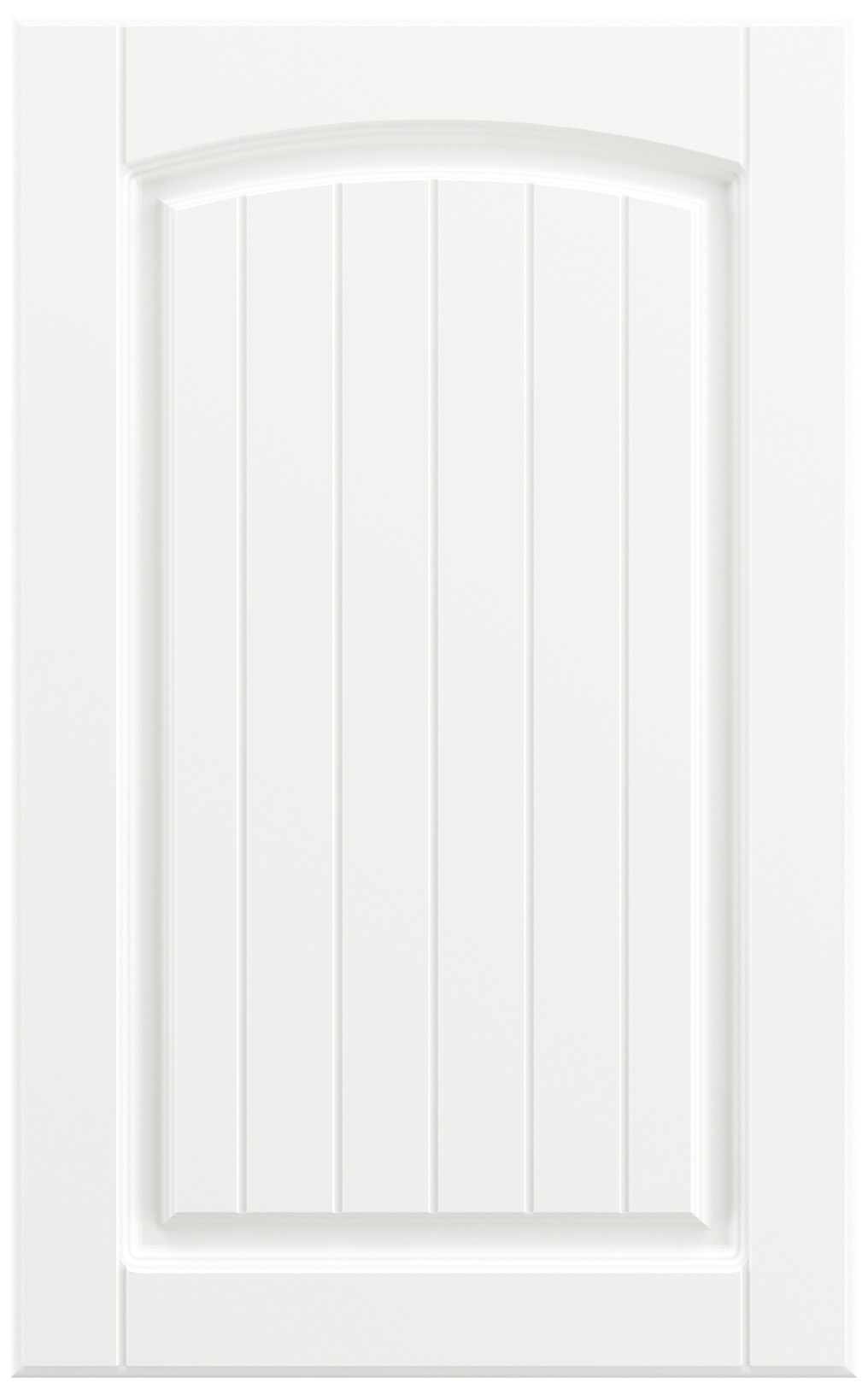 Фасады для кухни Кантри Фрезеровка «Арка сложная» Белый снег софт №501 SIDAK SIST2640-48