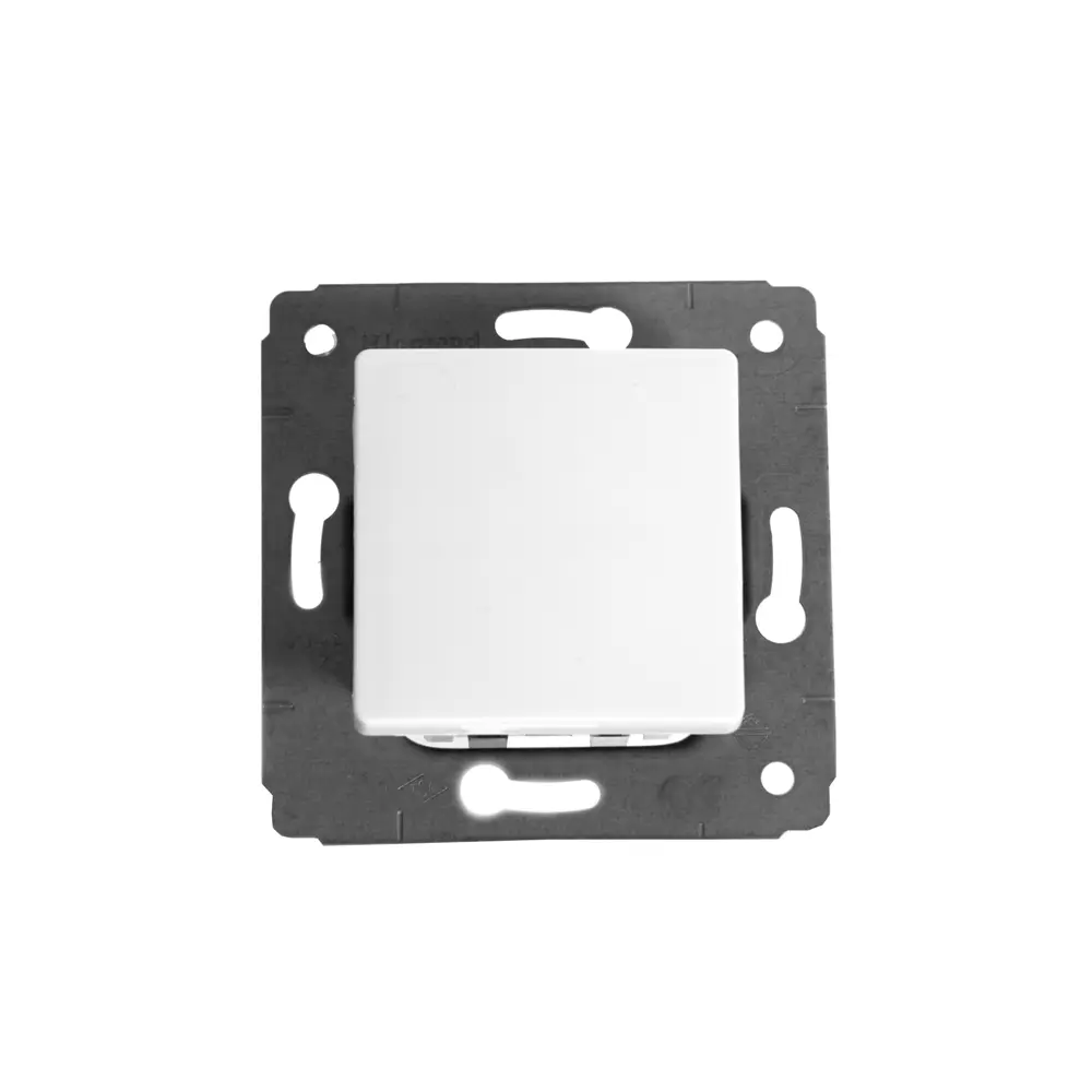 Выключатель встраиваемый Legrand Cariva 1 клавиша, цвет белый STLM-2014972