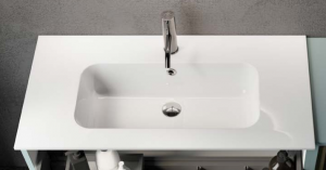 L412СM Накладная раковина на столешницу  прямоугольная IBC Diana