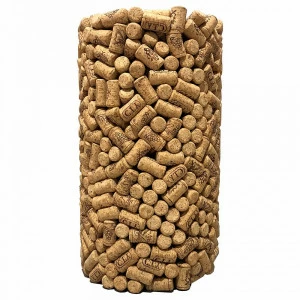 Приставной столик круглый пробковый 26 см К-Т-2 GRAUM  304090 Бежевый