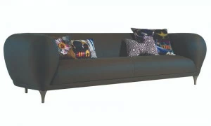 Roche Bobois 4-х местный тканевый диван Globe trotter