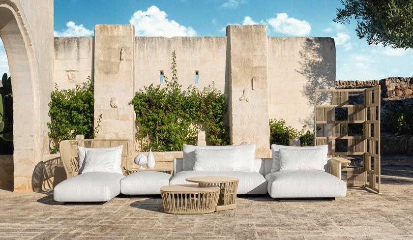 Talenti Модульный садовый диван с шезлонгом Cliff decò sun-id-1479676 - Вид №2