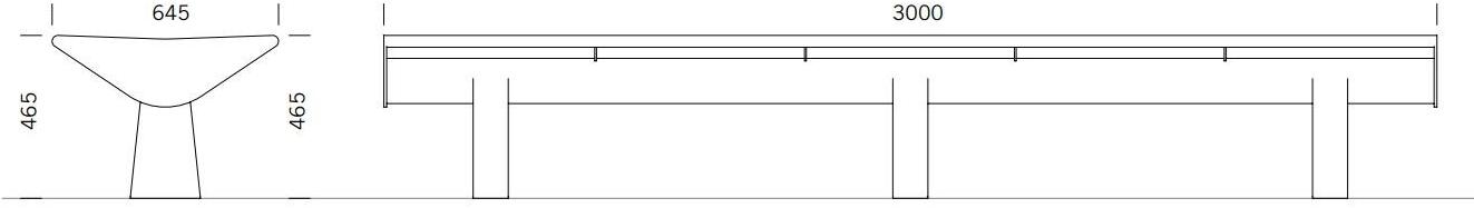 BENKERT BANKE Скамейка из нержавеющей стали Siardo sun-id-1376715 - Вид №3
