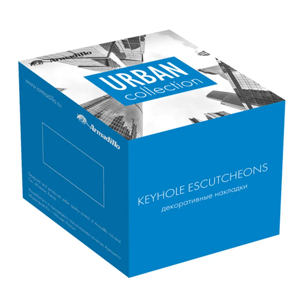 Накладка под цилиндр Armadillo ET URB, ЦАМ, цвет античная бронза STLM-2122088 - Вид №1