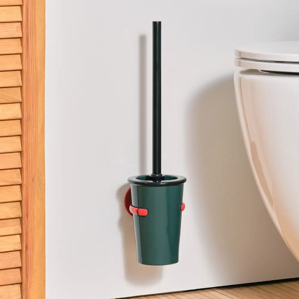 Ершик для унитаза Moroshka Trud цвет зелено-красный STLM-2040404 - Вид №8
