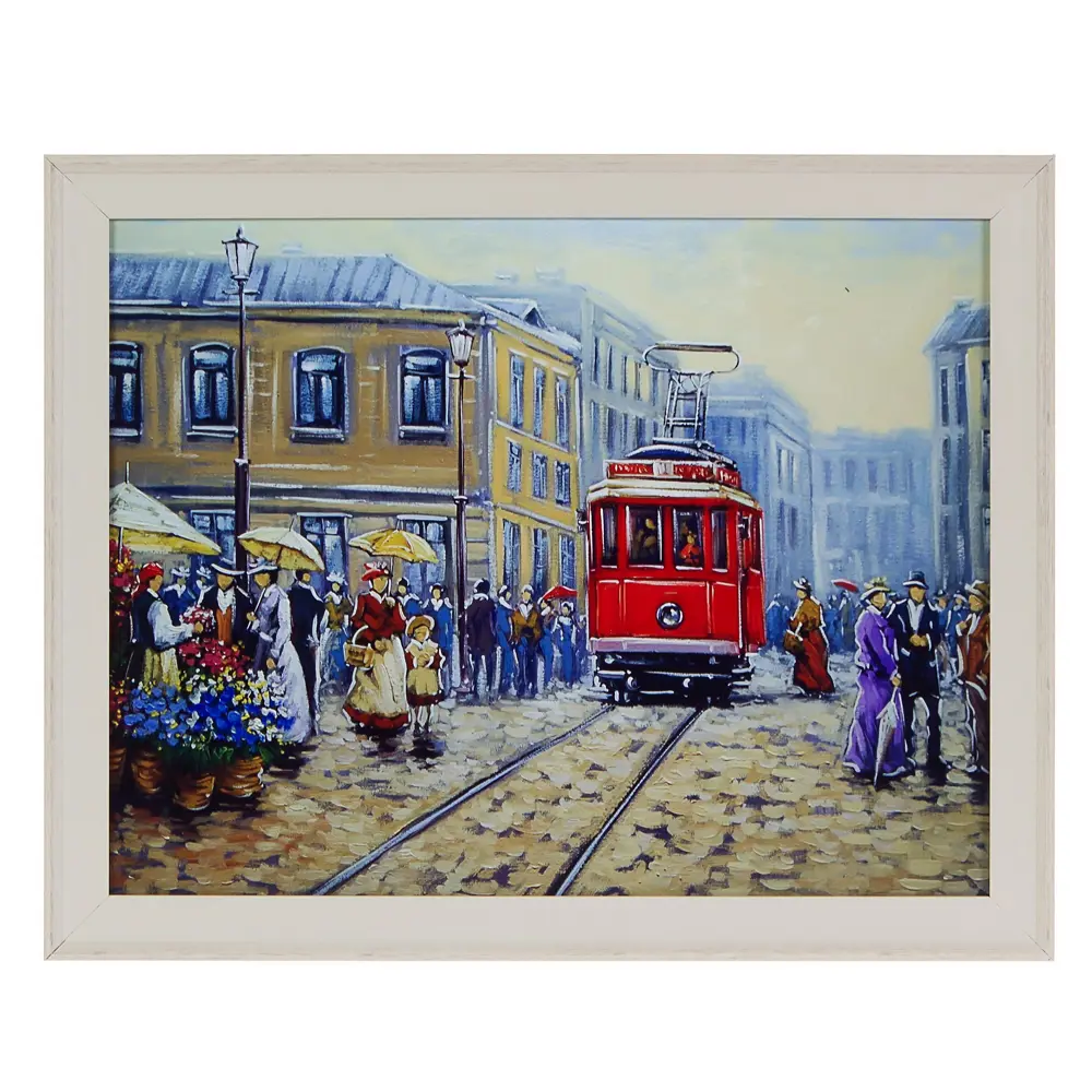 Картина в раме 40x50 см «Трамвай» Santreyd STLM-2155485