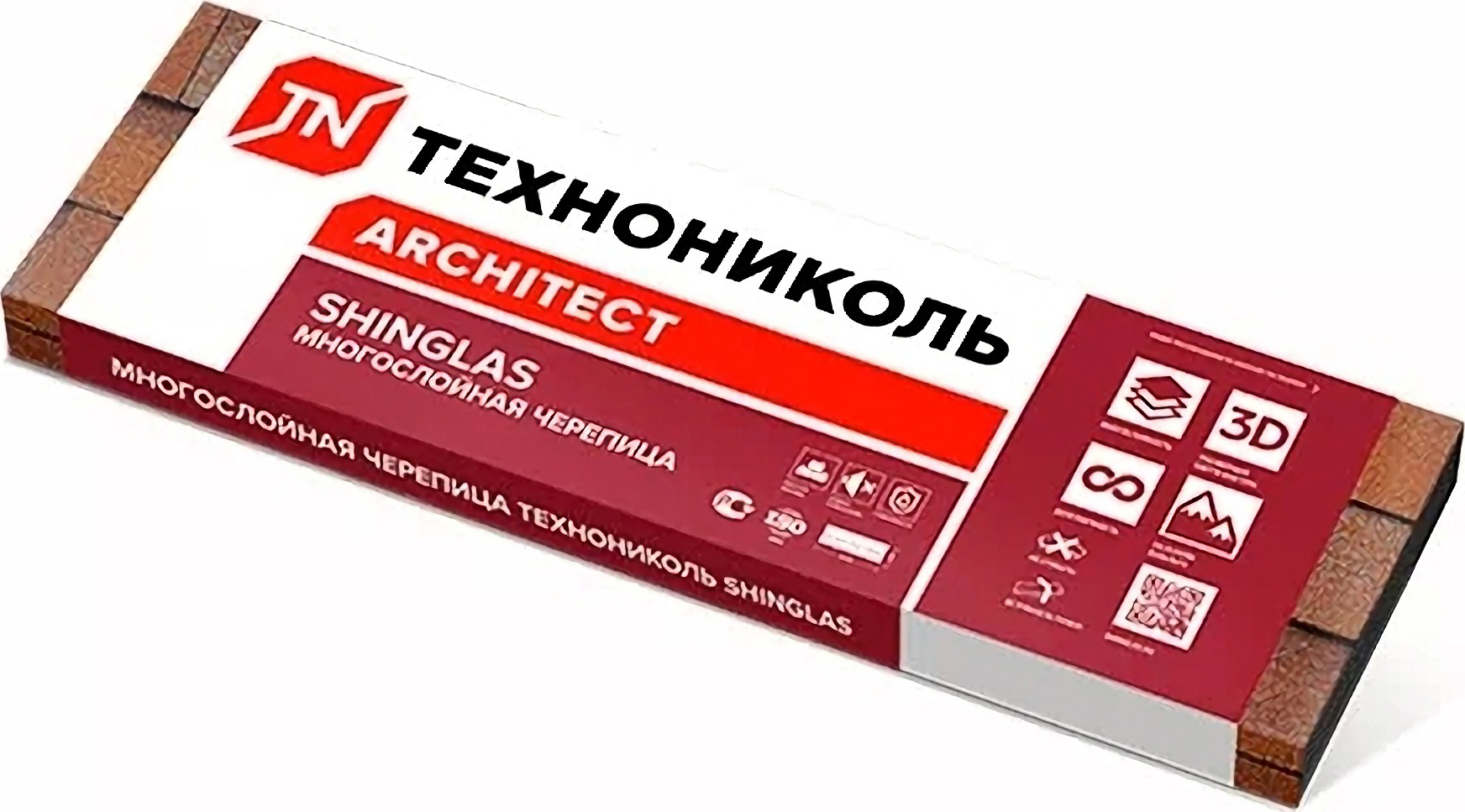 82639595 Гибкая черепица Фазенда красный 2.6 м² STLM-0032639 ТЕХНОНИКОЛЬ  - Вид №9