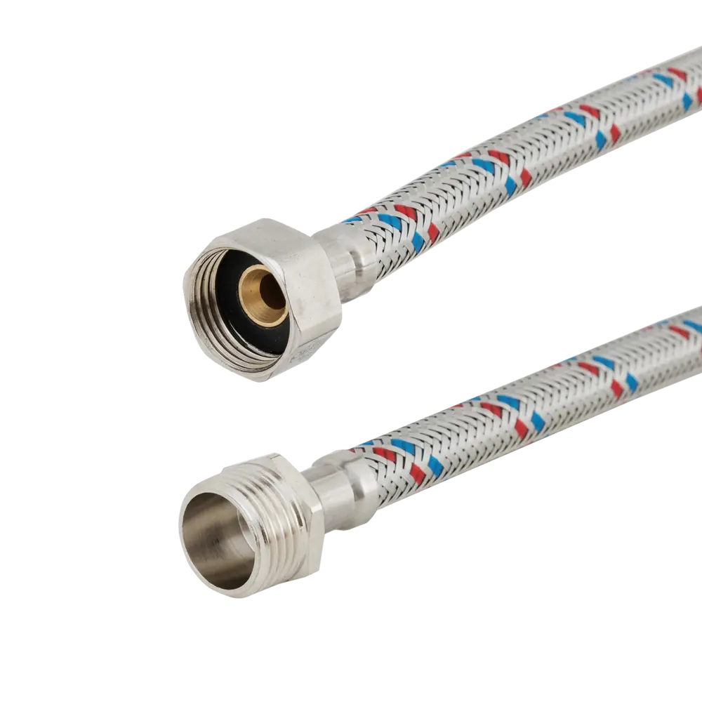 Гибкая подводка для воды, 1/2", штуцер-гайка, 60 см Santreyd STLM-2016136 - Вид №1