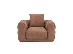 Кожаное кресло с подлокотниками