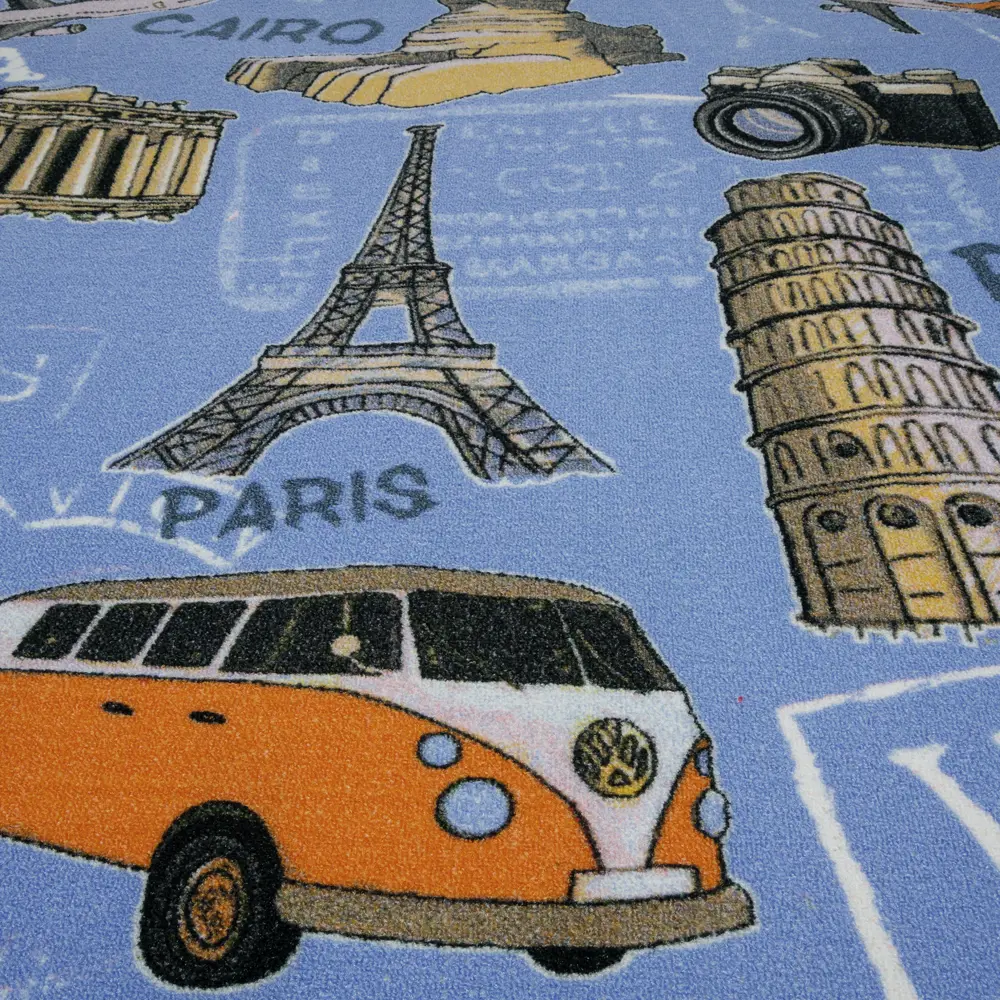 Ковер полиамид Города 203 150x200 см цвет мультиколор ВИТЕБСКИЕ КОВРЫ STLM-2146618 - Вид №3