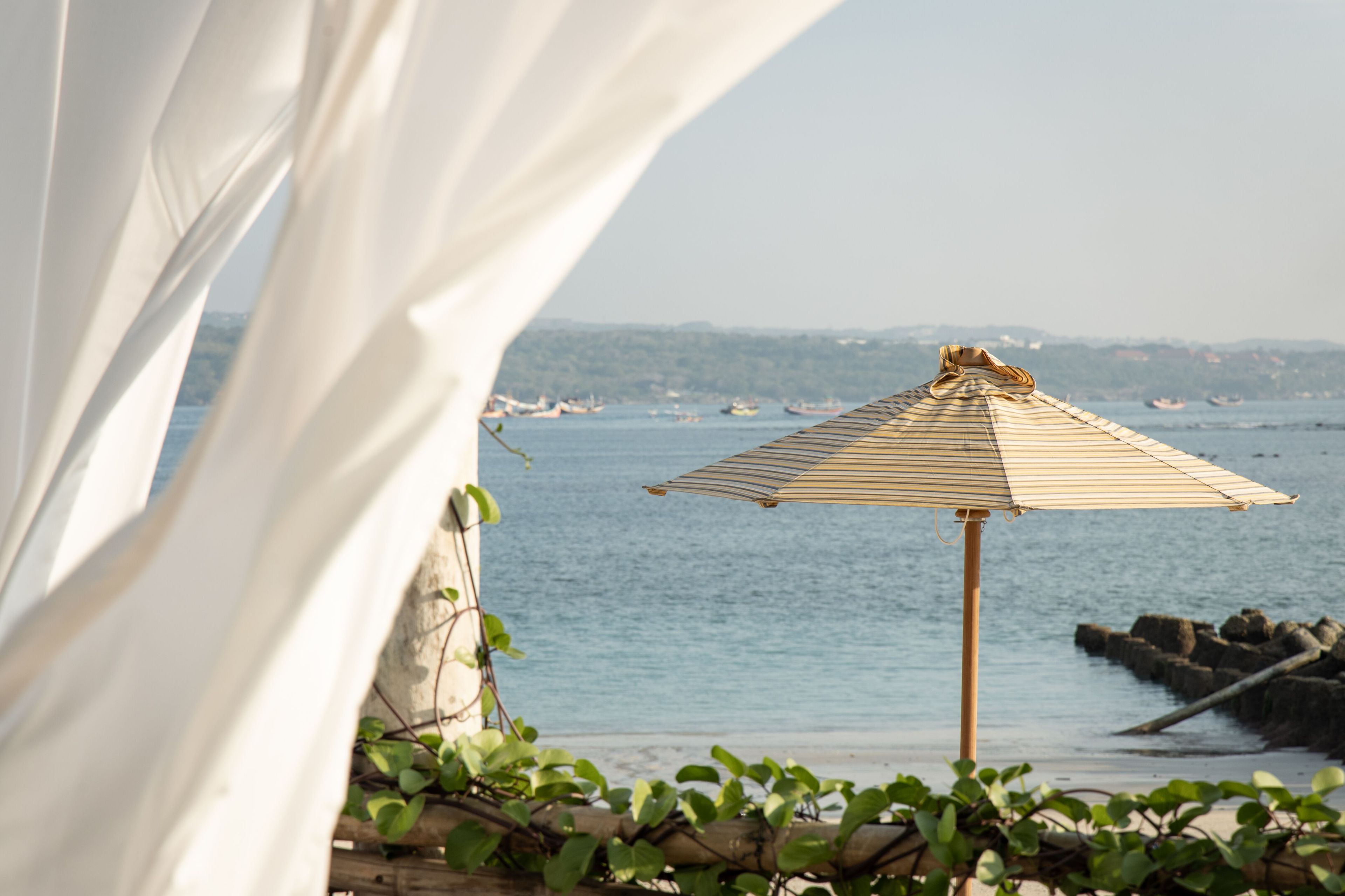 Тканевый зонт с телескопическим закрытием cbdesign Майами ARCH-00069542 - Вид №7