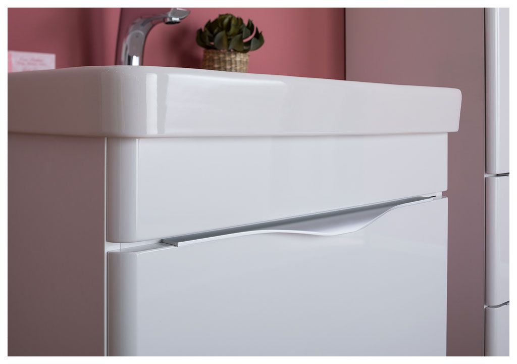 Тумба с раковиной Aquanet Орлеан 60 белый 0018308100182311 - Вид №7