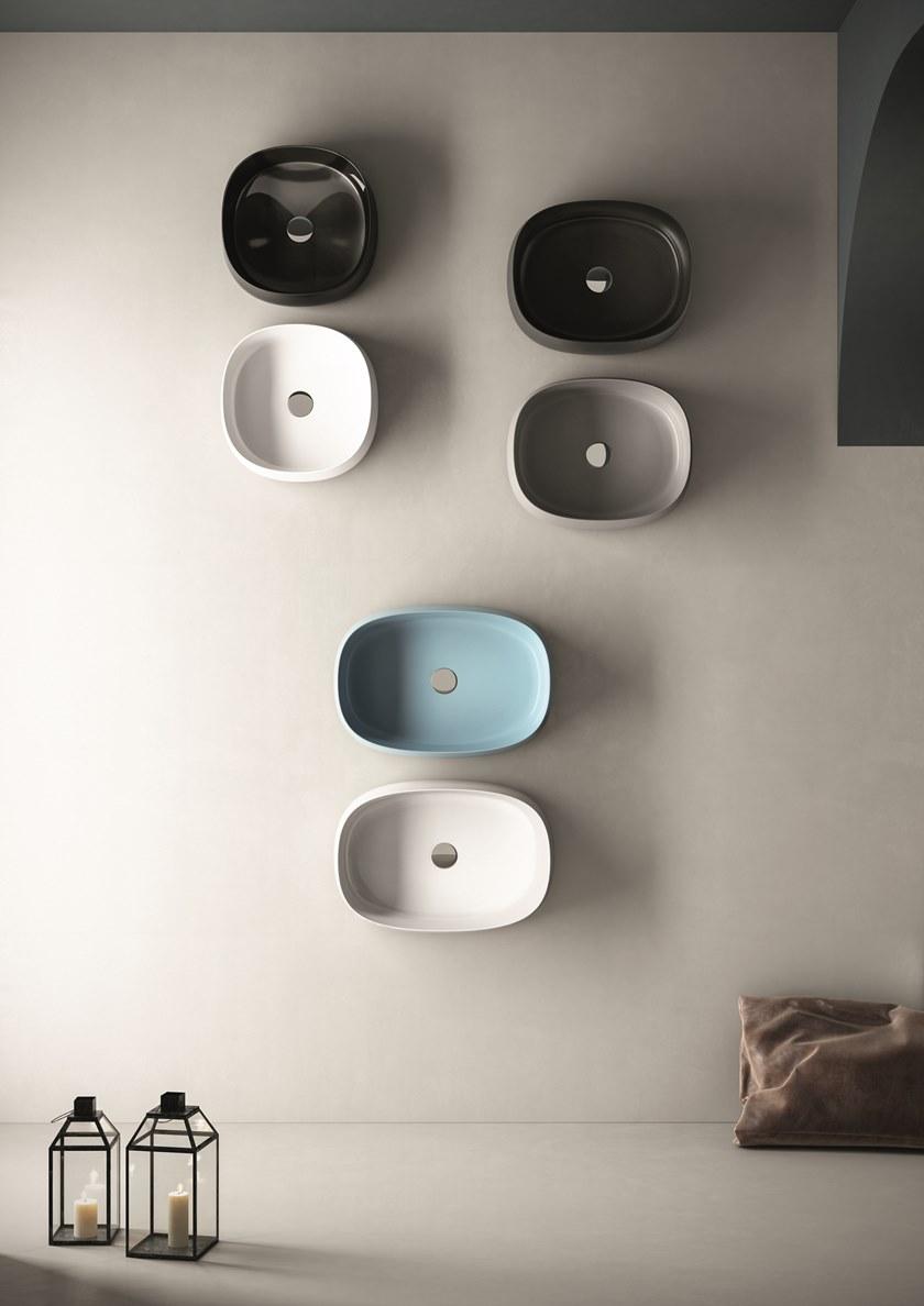 Pad4b42001 Накладная раковина на столешницу  овальная Olympia Ceramica LAVABI D'ARREDO - Вид №2