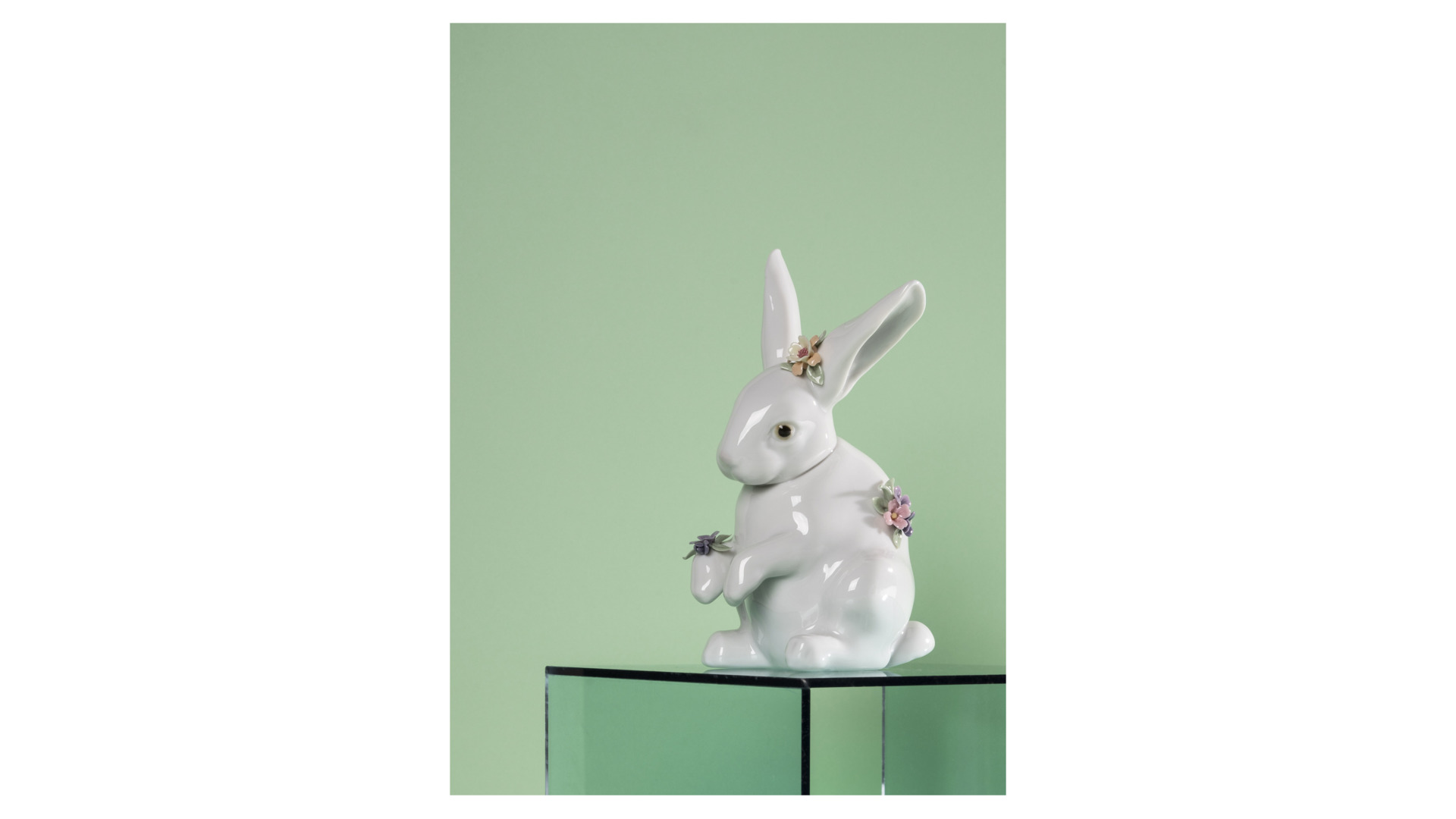 10668979 LLADRO Фигурка Lladro "Сидящий кролик" 9x14см Фарфор Lladró  - Вид №3