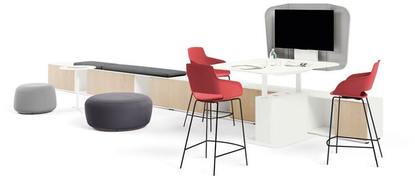 Sinetica Табурет из полиуретана с подлокотниками и спинкой Captain sun-id-1348348 - Вид №1