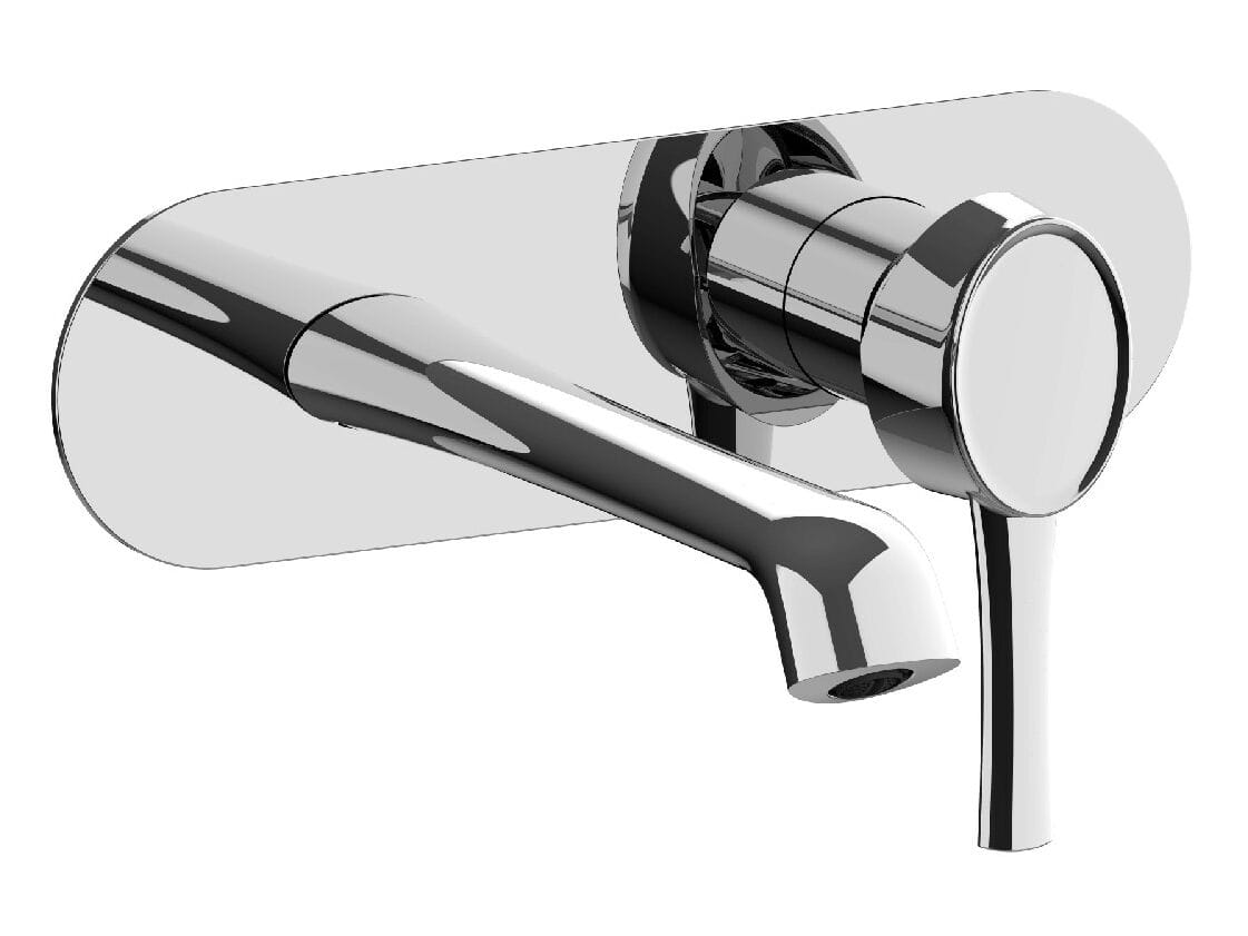 Настенный смеситель для раковины с пластиной Rubinetterie Frattini Delizia ARCH-00148927