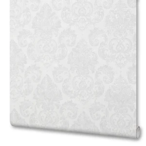Обои флизелиновые Euro Decor Barocco серые 1.06 м 3700-7