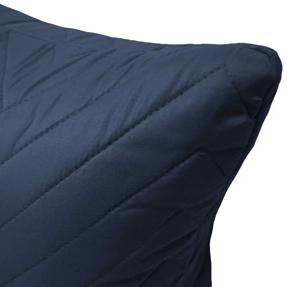 Декор-подушка Inspire Nicolosi 45×45 см в бархатистом черно-синем исполнении 89334508 STLM-1028445 - Вид №2