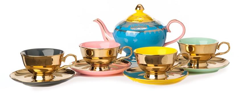 Pols Potten Набор фарфоровых чашек с блюдцем  230-400-522  - Вид №9