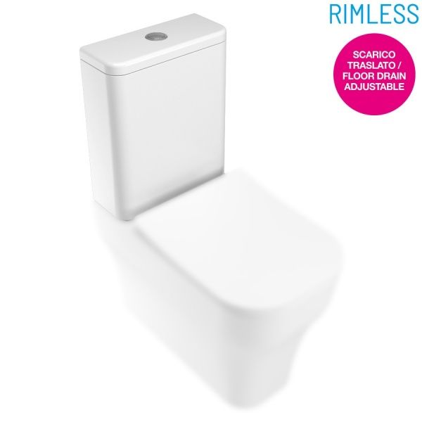 SYN71PF123 Olympia Synthesis Eco, бачок для моноблока, включая механизм смыва, цвет черный матовый Santreyd