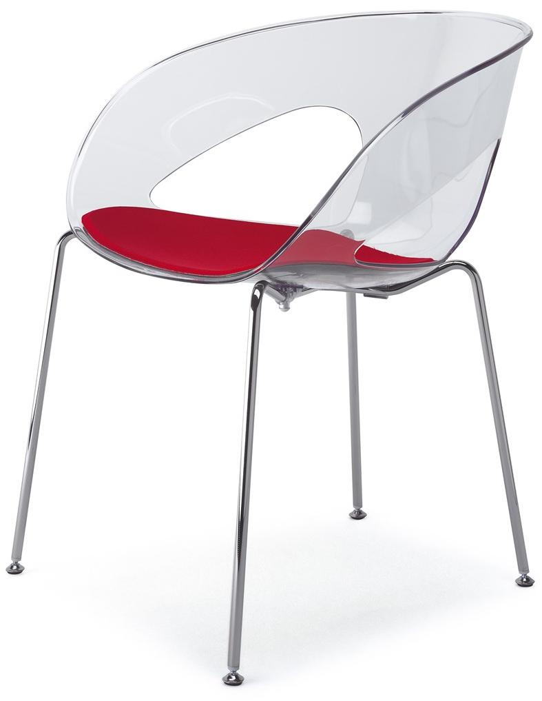 Kastel Стул из поликарбоната с открытой спинкой Krizia sun-id-1448121 - Вид №1