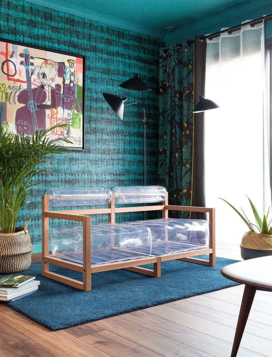 MOJOW Диван YOKO WOOD Crystal Прозрачный CYKCB01TR - Вид №1