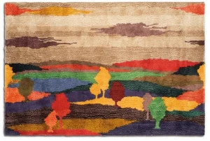 MissoniHome Ковер из шерсти с длинным ворсом Shades stripes